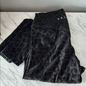 Balance Athletica Black Kingdom Leggings with Textured Fabric